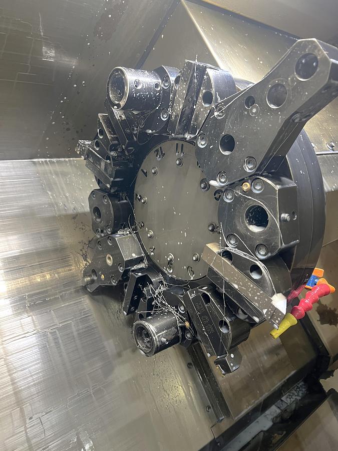 Used 1999 Hardinge Cobra 65 with Fanuc 21i-T Control, 20C Collet Chuck w/ Collets, Tailstock w/ Hyd Quill, 12 Pos. Turret, Tool Holders, Manuals