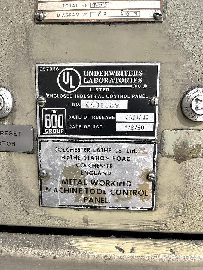 Used 1980 Clausing 15"x50" Engine Lathe