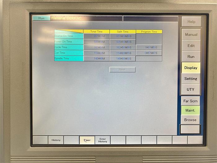 Used 2013 Sodick TT1 400A High Speed Graphite/Electrode Machining Center