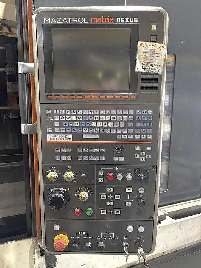 Used 2010 Mazak Nexus QTN 450-IIMY/3000 with 7.28" Bore, 19" Air Chuck Package, Rear Chuck Mount, Hydr. Steady Rest