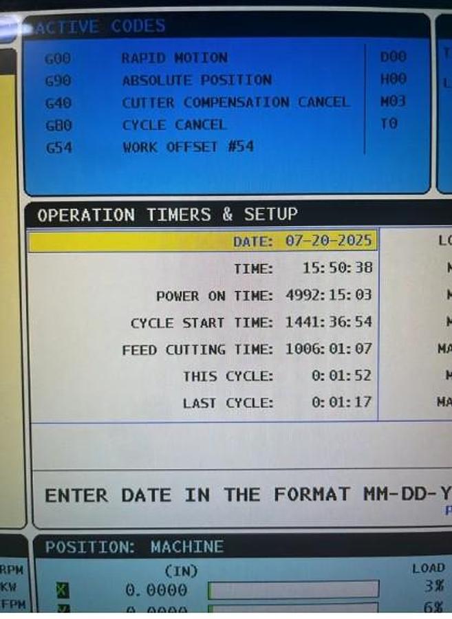 Used 2015 Haas UMC-750