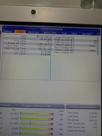 Used 2020 Haas UMC-500