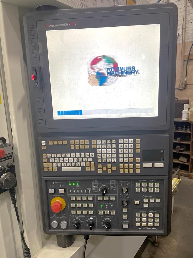 Used 2017 Kitamura HX-250iG w/ 4th Axis Rotary Table, HSK40 Taper, Probing, Coolant Thru Spindle