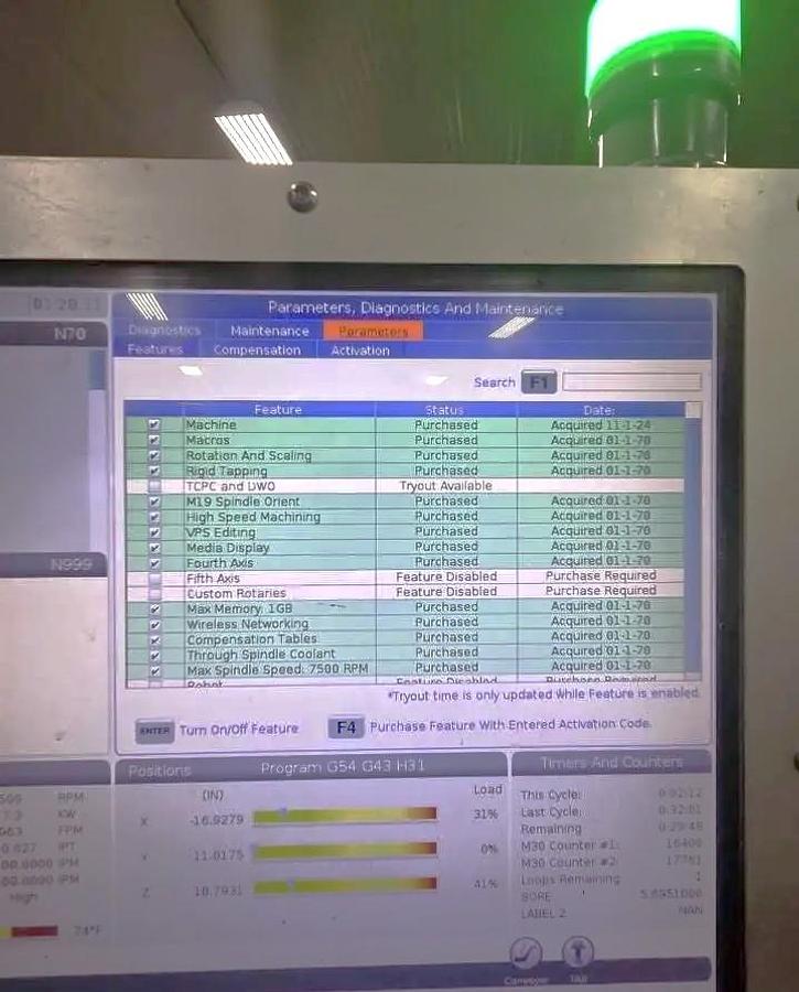 Used 2019 Haas VF-5/50 XT