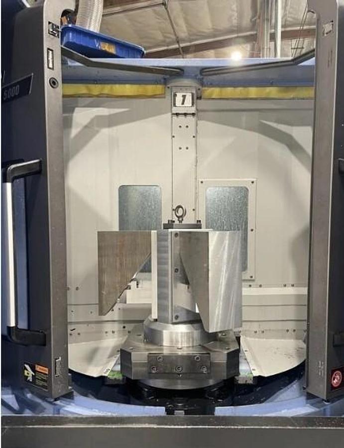 Used 2018 Doosan NHP 5000 with Full 4th Axis Rotary, 120 ATC, 15k RPM, High Press. CTS, Renishaw Probing, More!!!!