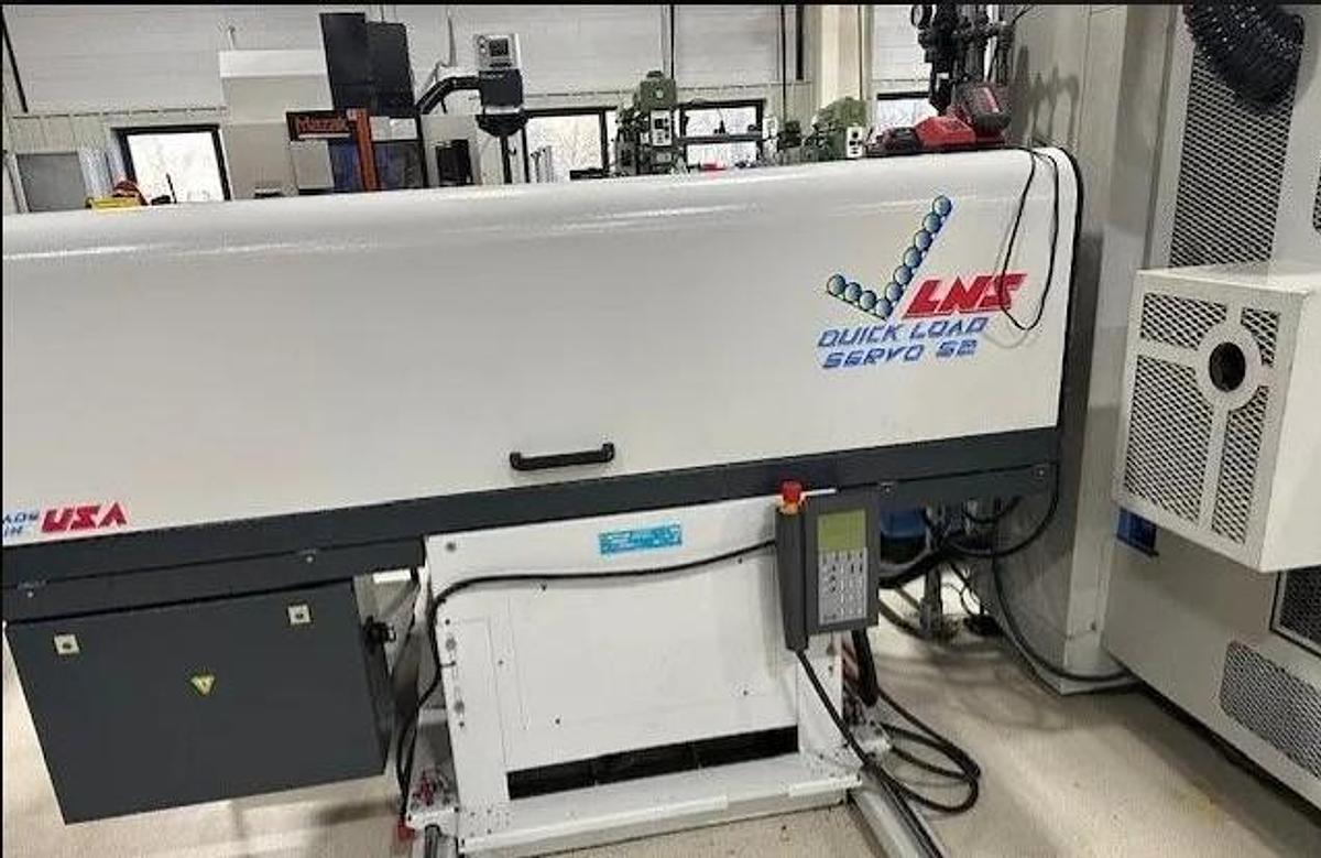 Used 2000 Mazak SQT100MSY with Milling, Y Axis, Subspindle, LNS Servo S2 Barfeed, Chip Conveyor, Parts Catcher, Tooling