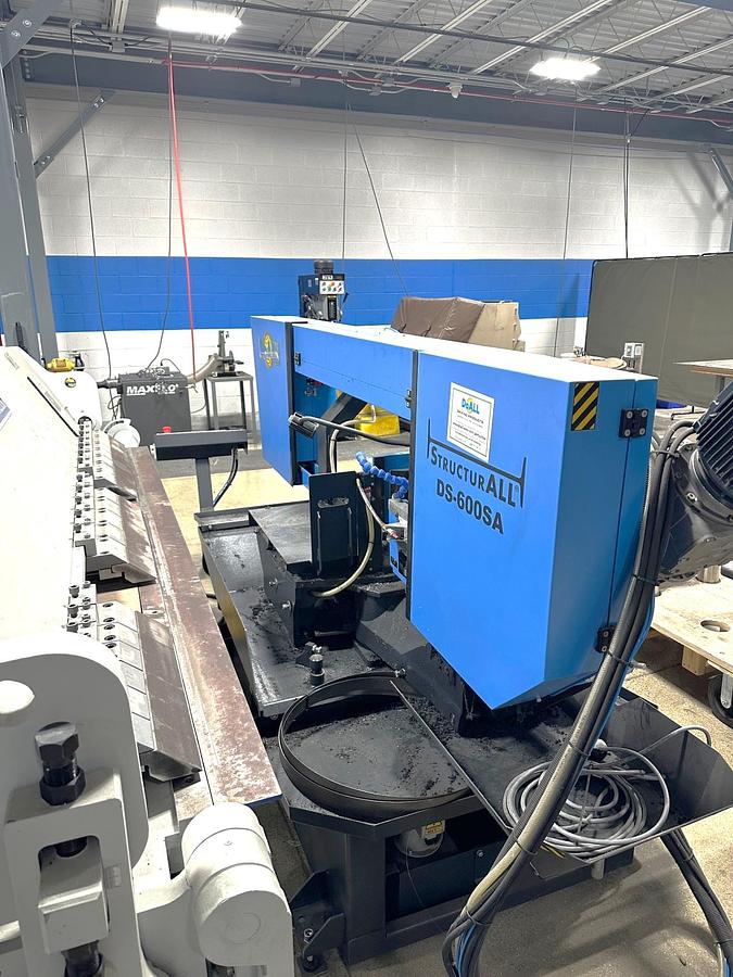 Used 2023 DoAll Model DS-600SA Dual-Miter Semi-Automatic Horizontal Band Saw