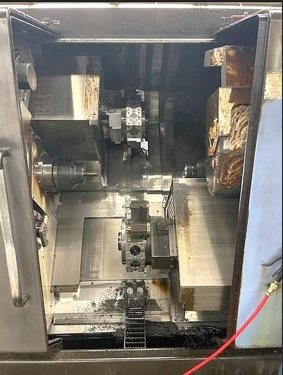 Used 2008 Doosan Puma TT1800SY Twin Spindle/Twin Turret 8 Axis Turn/Mill Lathe