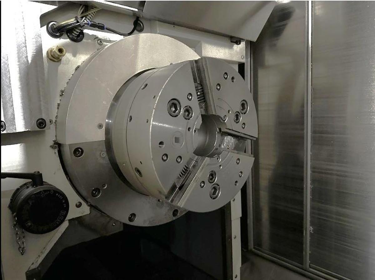 Used 2007 Mori Seiki NT-4300/1500S w/ B Axis Pend. Head, C Axis-Both Spndls., Milling, Y Axis, 240 ATC, (2) 12" Chks, 3.5" Bar Cap
