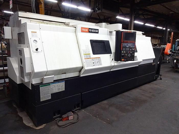 Used 2011 Mazak Nexus QTN 350-II/2000 CNC Lathe with 80" Center Distance