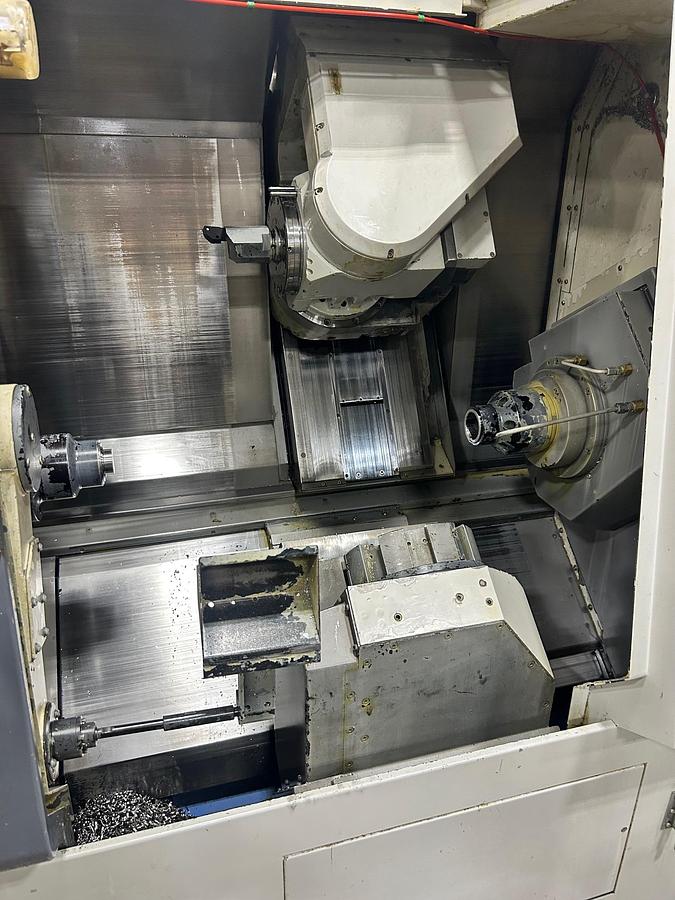 Used 2007 Mazak Integrex 100-IIIST, Parts Catcher, Chip Conveyor, Fire Suppression System