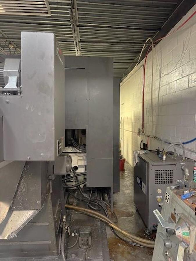 Used 2017 Okuma MB-4000H with 6 Station Rotary Pallet Changer, Full 4th Axis Rotary Tbl, 15k RPM, HSK63 Tpr., HPC, Probing, 64 Pos ATC