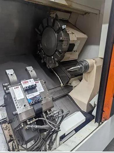 Used 2013 Mazak Nexus QTN 350-II/1500 with Steady Rest, Chip Conveyor, Tailstock, 12" Chuck, 4" Bar Capacity