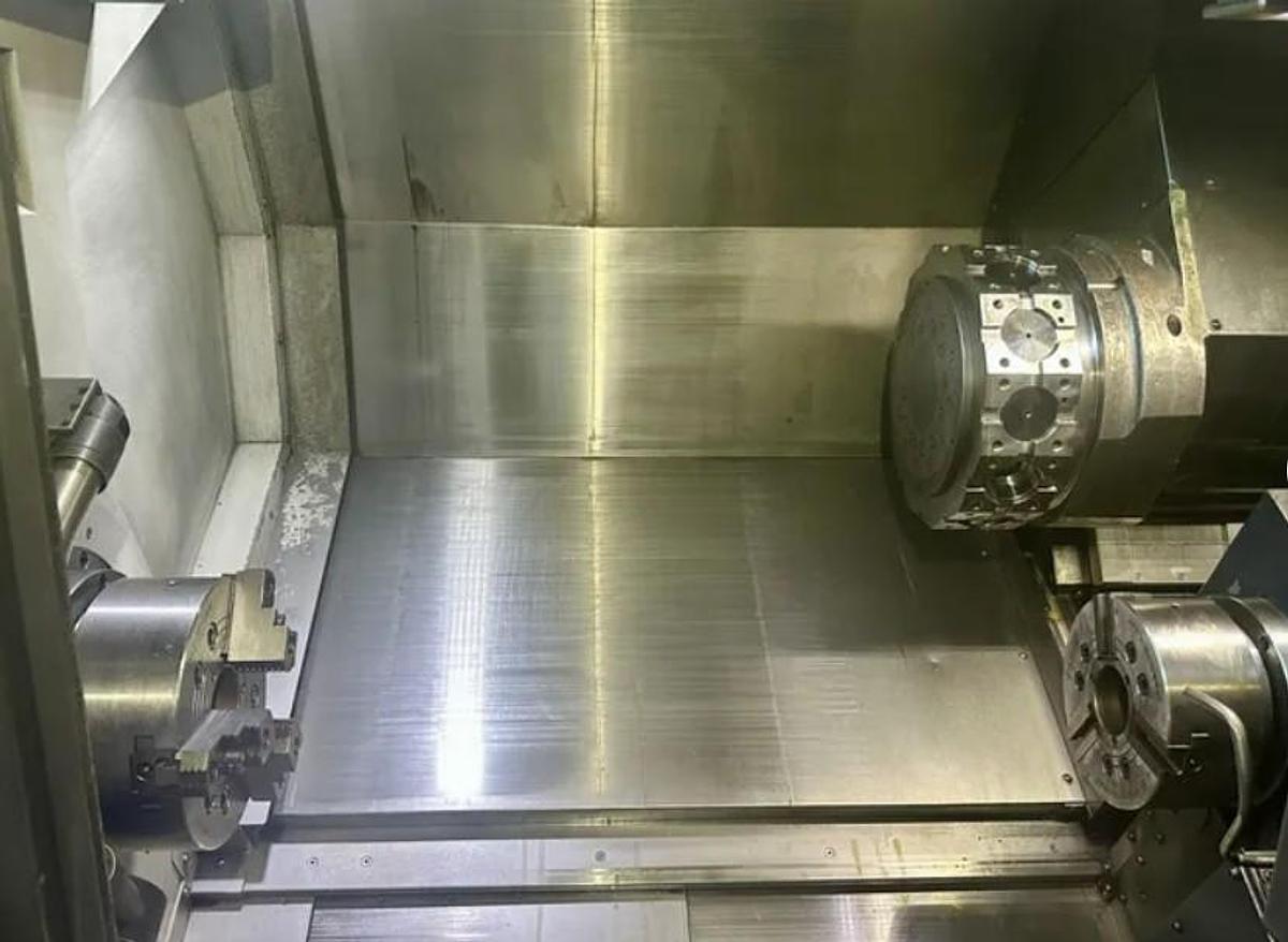 Used 2017 Doosan Puma 2600SY II with Barfeed, Parts Catcher, Parts Conveyor, Chip Conveyor