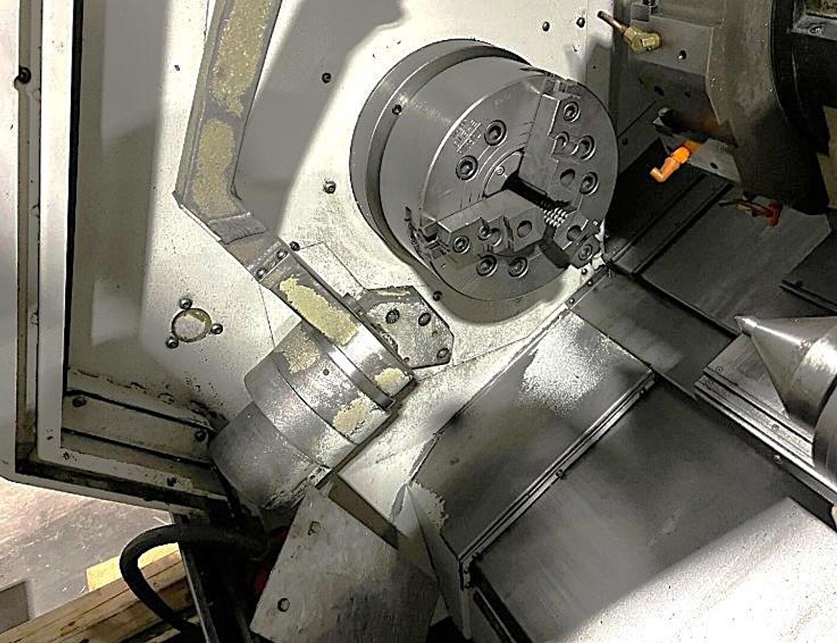 Used 2005 Mazak Nexus QTN 300/650 with Tailstock, Chip Conveyor, Tool Presetter, 10" Hyd. Chuck, 3" Bar Capacity