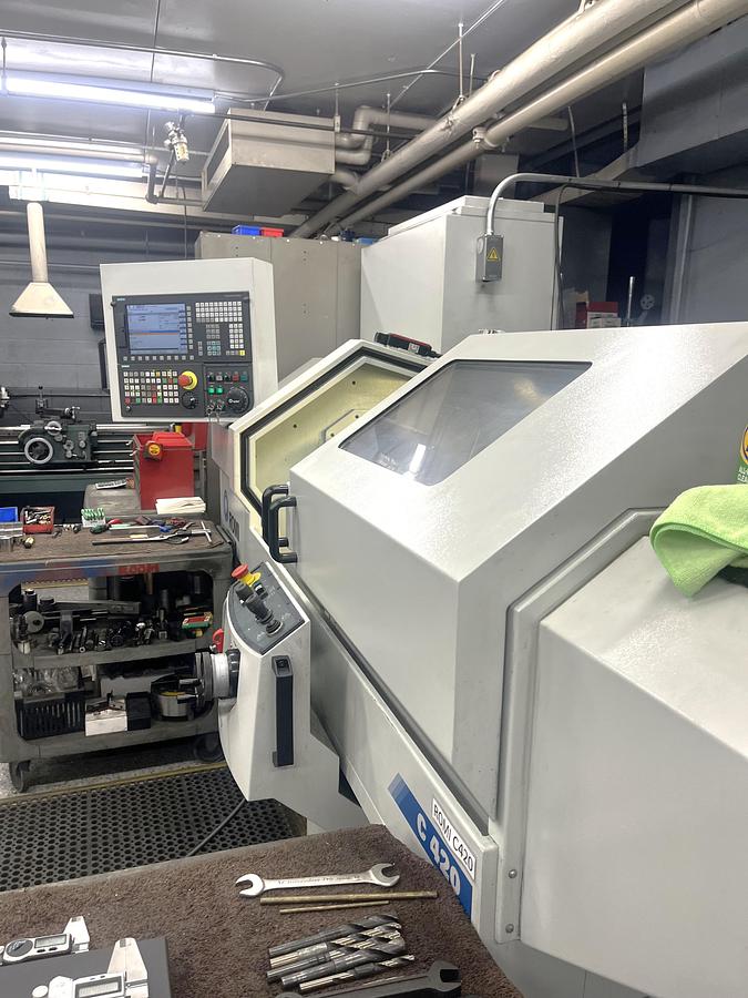 Used 2016 Romi C-420 Combination Teach Type CNC Lathe,