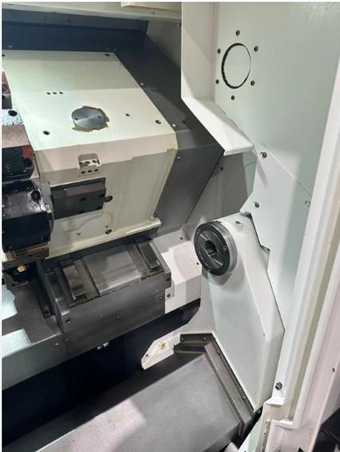 Used 2015 Mazak Quick Turn Universal 250, 8" Hyd Chuck, 2" Bar Capacity, Chip Conveyor, Tool Eye, Tailstock, Hi Pressure Coolant