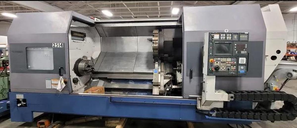 Used 2000 Mori Seiki SL400B/2000 with 80" cc, 4.33" Bar Capacity, 15" Hyd. Chuck, LNS Steady Rest, Tailstock, MSC-501 Control