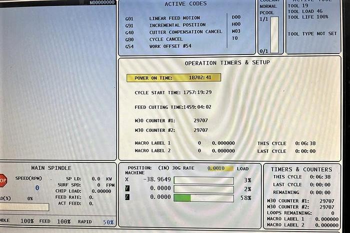 Used 2008 Haas VF4SS APC