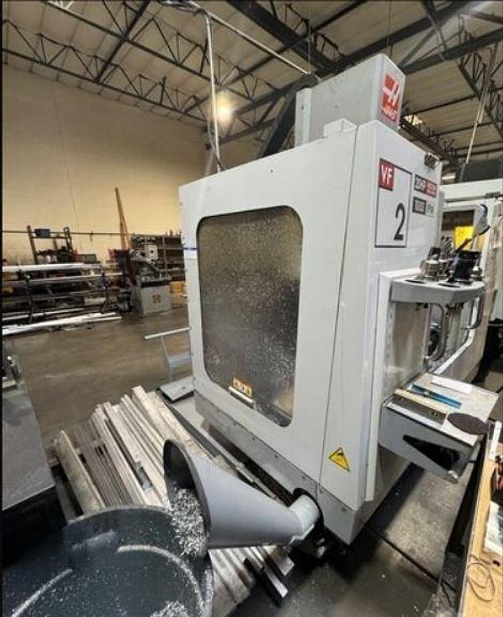 Used 2007 Haas VF-2D with 10,000 RPM, Chip Auger, Progr. Coolant