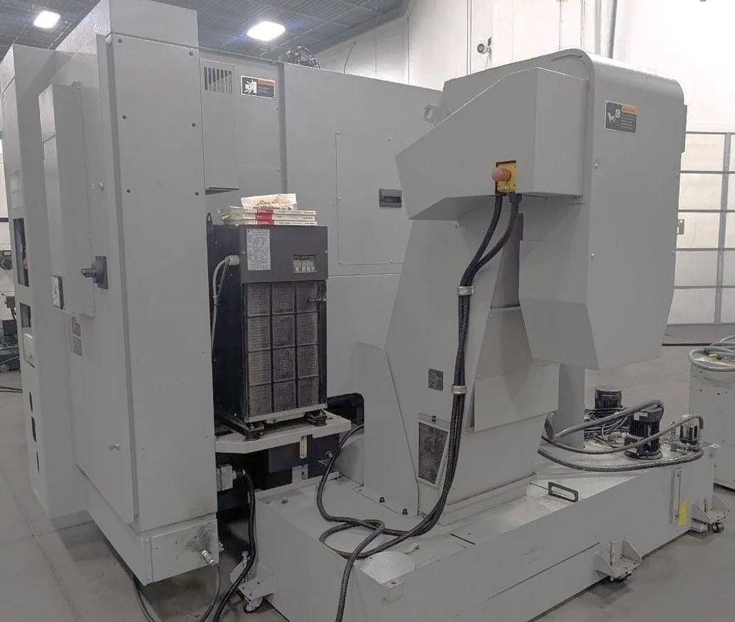 Used 2014 DMG Mori NHX4000 with 1 Degree Pallet Index, Chip Blaster Hi Press CTS, 12,000 RPM, 60 Station ATC, 12,000 RPM, Chip Conveyor