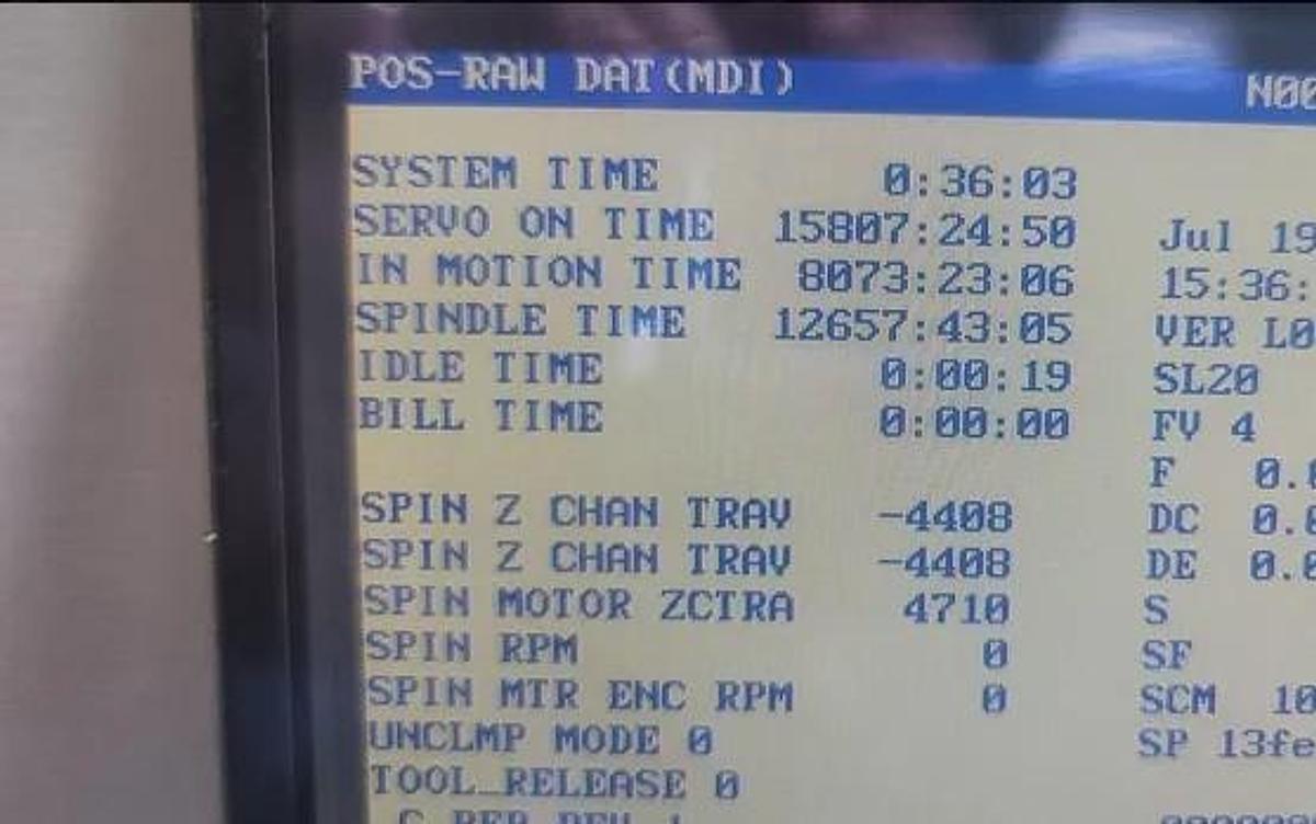 Used 2007 Haas SL-20T with Tailstock, Tool Presetter, High Pressure Pump, Chip Conveyor, New Spindle !!