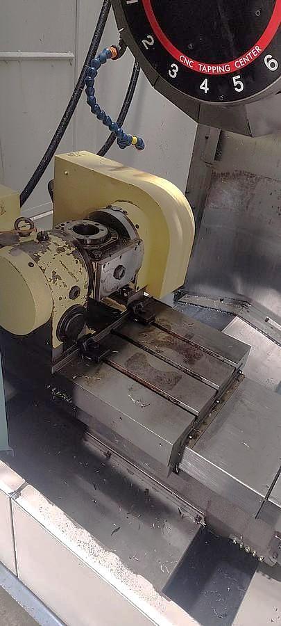 Used 2012 Brother TC-S2DN 5 Axis Drill/Tap Machine with Nikken Trunnion Type 5th Axis, Remote Jog Handle Conversational or G Code