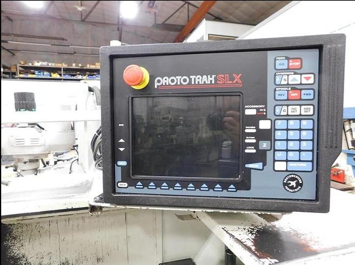 Used 2013 Southwestern Industries Trak TRL 1630SX with Prototrak SLX Control, Tailstock, Tool Post, 10" 3 Jaw Chuck, Coolant