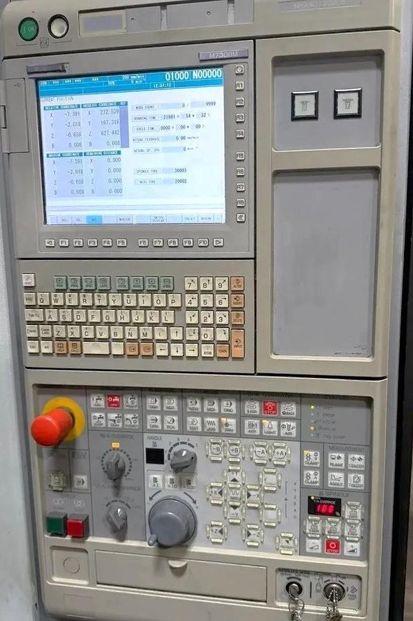 Used 2012 Mori Seiki NHX4000 with 1 Degree Pallet Index, CTS, 12,000 RPM, CAT40, 40 Station Tool Changer, Hyd. Fixturing, Cool Blaster Coolant