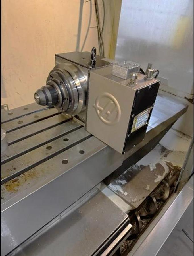 Used 2012 Haas VF-3SS with 4th Axis Rotary Table, Chip Auger, RJH, 24 Station Side Mounted ATC, 12,000 RPM