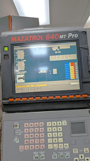 Used 2003 Mazak Integrex 200-IIIT with Lower Turret, Tailstock, B Axis Pendulum Turret