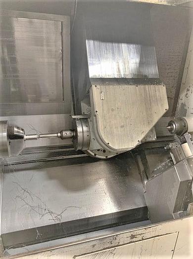 Used 2003 Mazak Integrex 200-IIIT with Lower Turret, Tailstock, B Axis Pendulum Turret