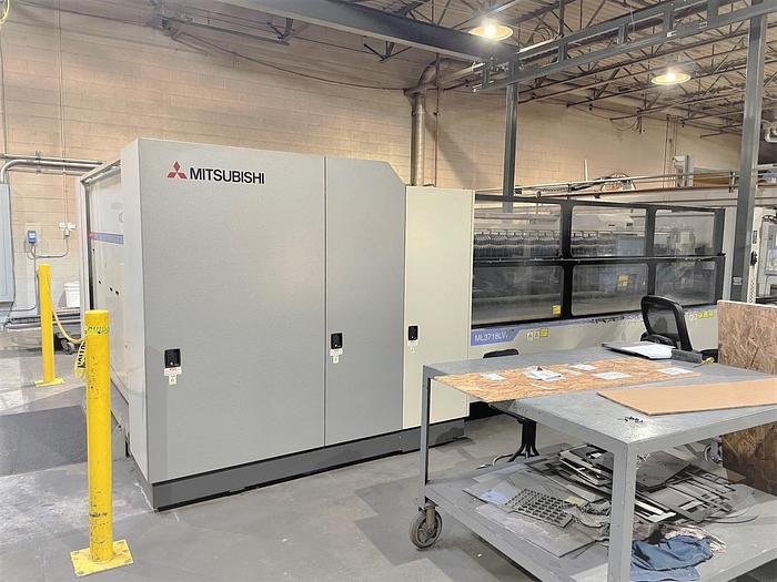 Used 2003 Mitsubishi 3718LVP 4000 Watt CO2 CNC Laser