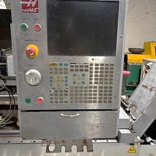 Used 2008 Haas TL-4 Big Bore Lathe w/ 10.8" Spindle Bore, Dual 24" Chucks, Chip Conveyor