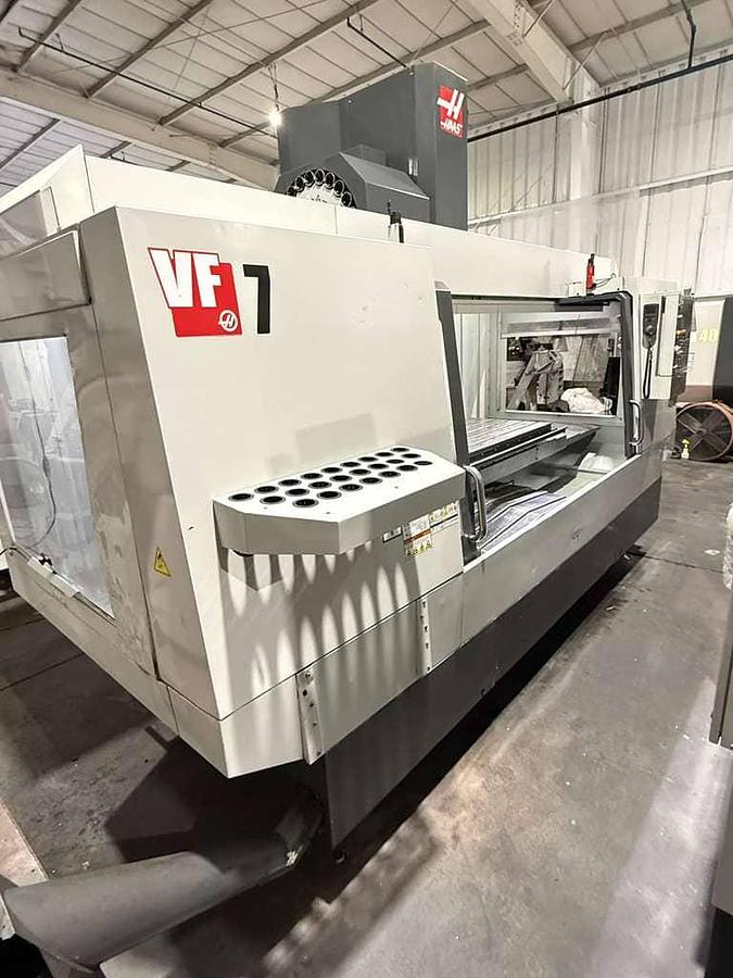 Used 2011 Haas VF-7/40, 24 Station Side Mounted ATC, 4th Axis Drive, Programmable Coolant, Remote Jog Handle, 7500 RPM