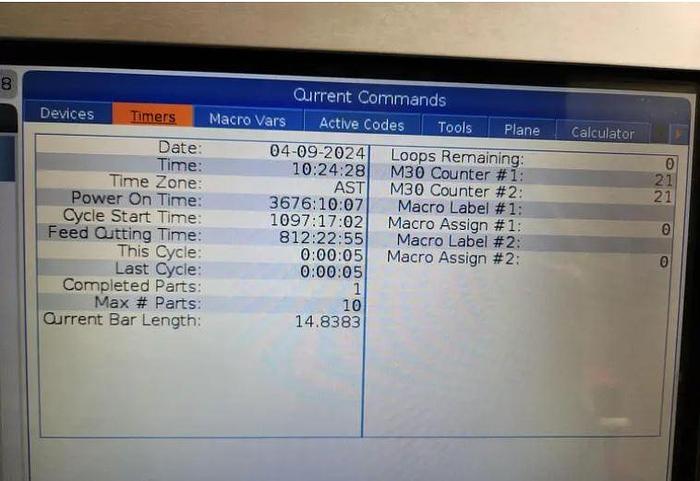 Used 2023 Haas ST-15 with tailstock