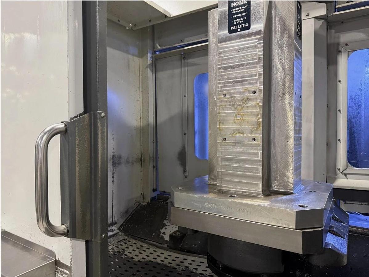 Used 2011 Haas EC-500, 40 Pos. ATC, 1000 PSI Coolant Thru Spindle, Haas Probing, 1 Degree Pallet Indexing, 2 Pallet Changer