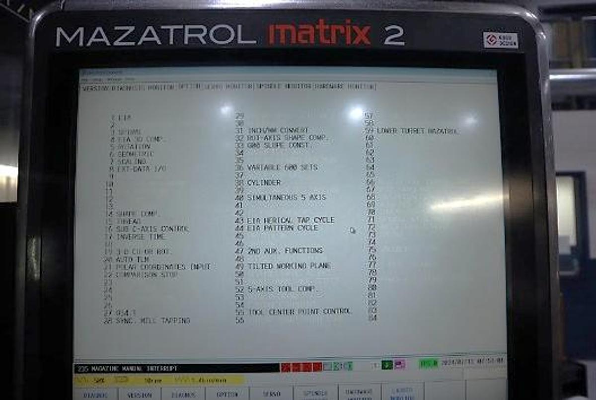 Used 2011 Mazak Integrex i-200ST/1500 with Subspindle, Lower Turret, 36 Station ATC, Mazatrol Matrix 2 Control