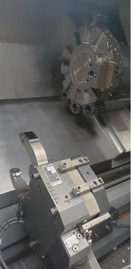 Used 2014 Haas ST-40 with SMW Hydraulic Steady Rest, 4" Bar Capacity, Toolsetter, Tailstock, Chip Conveyor, 44" Centers