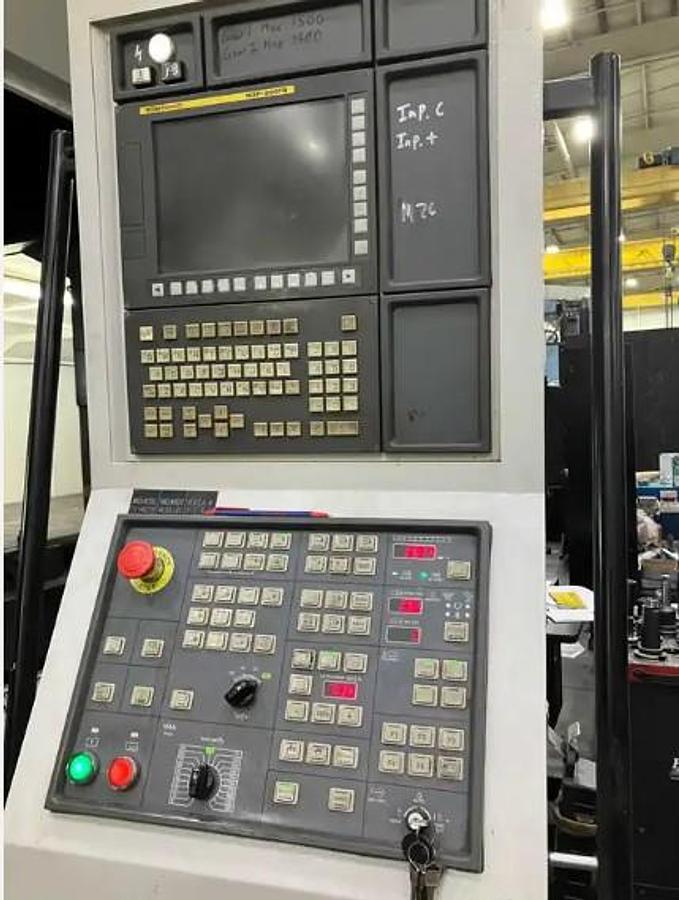 Used 2012 YCM DCV 4025B Bridge Mill with Coolant Through the Spindle, 160"x98"x40", 120 ATC, Conveyor, Hi Spd Machining