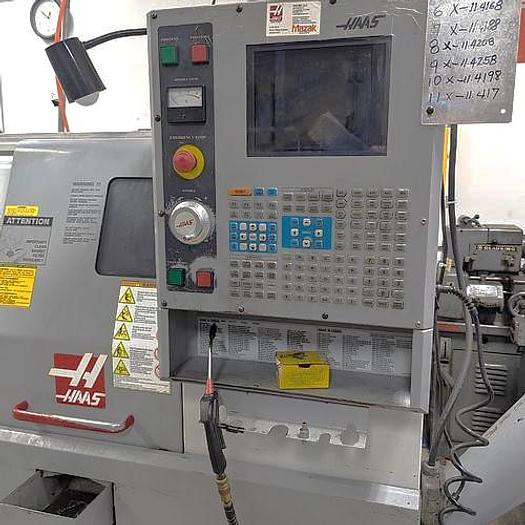 Used 2003 Haas SL-10 Chucker with Collet Chuck, Chip Auger, Parts Catcher, Tool Presetter