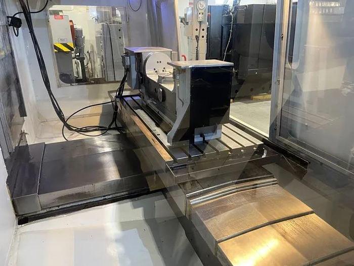 Used 2005 Haas VF5/50 VMC with 50 Taper, Haas 4/5th Axis Trunnion Table, Coolant Thru Spindle, Probing