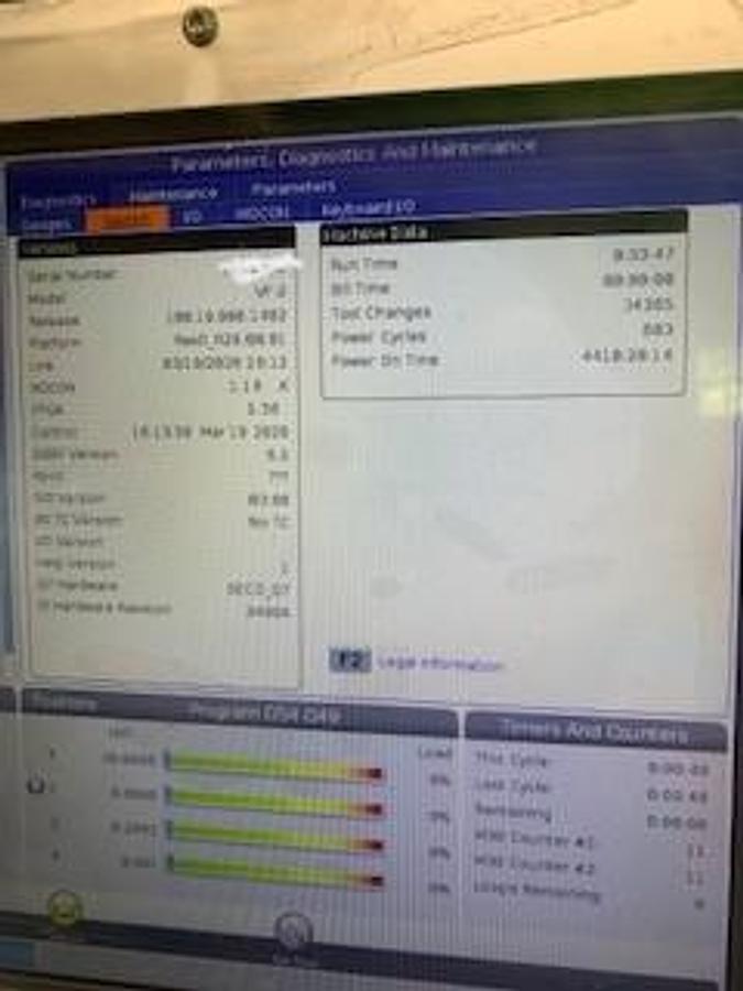 Used 2020 Haas VF-2 with Haas HRT-210 4th Axis Tbl., WIPS Probing Package, CTS, PCool, HSM, Tooling