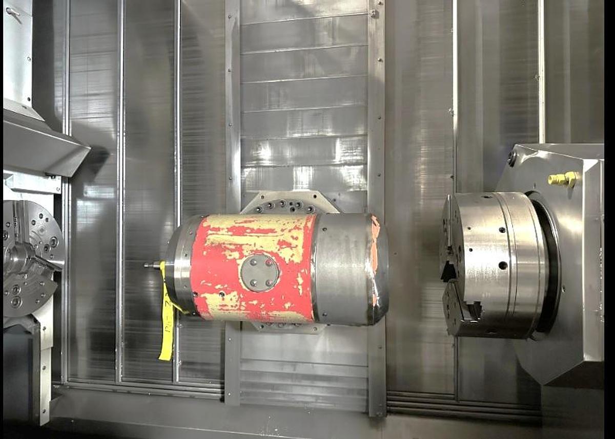 Used 2007 Mori Seiki NT-4300/1500S w/ B Axis Pend. Head, C Axis-Both Spndls., Milling, Y Axis, 240 ATC, (2) 12" Chks, 3.5" Bar Cap