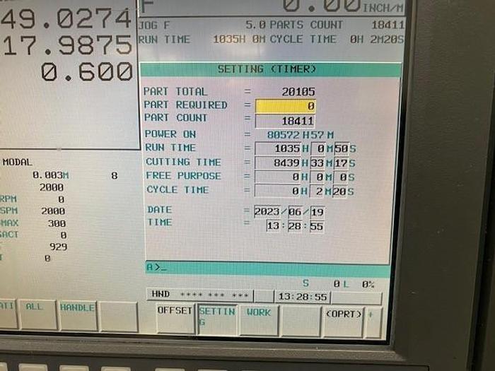 Used 2012 Hwacheon VT-1150MC