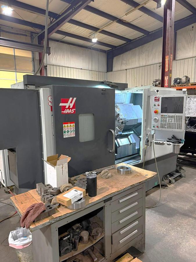 Used 2022 Haas ST-35 with 12" Chuck, 4" Bar Cap., Tailstock, Chip Conveyor, Tool Presetter, 21" Turn Diameter x 24" Turn Length