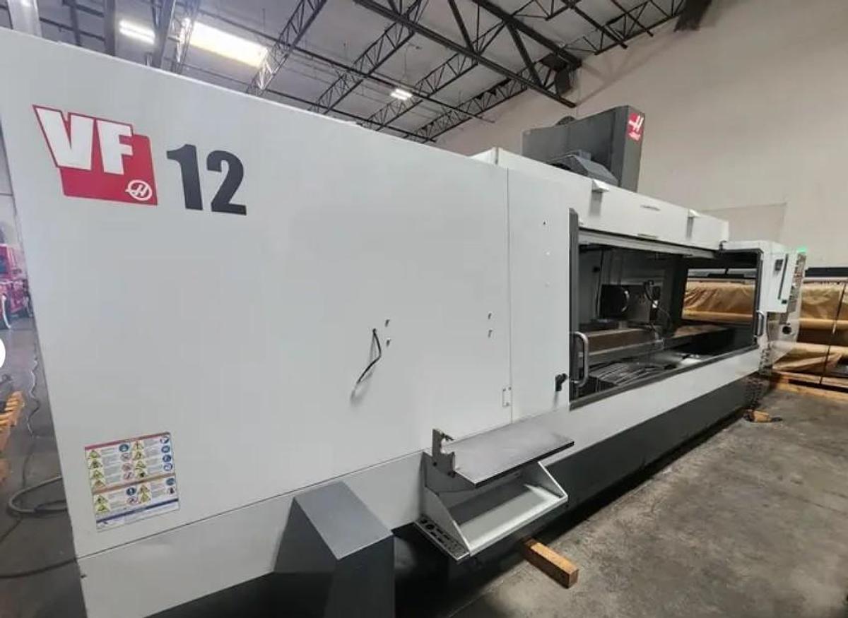 Used 2014 Haas VF-12/40 with Haas HRT-310 4th Axis Rotary Table