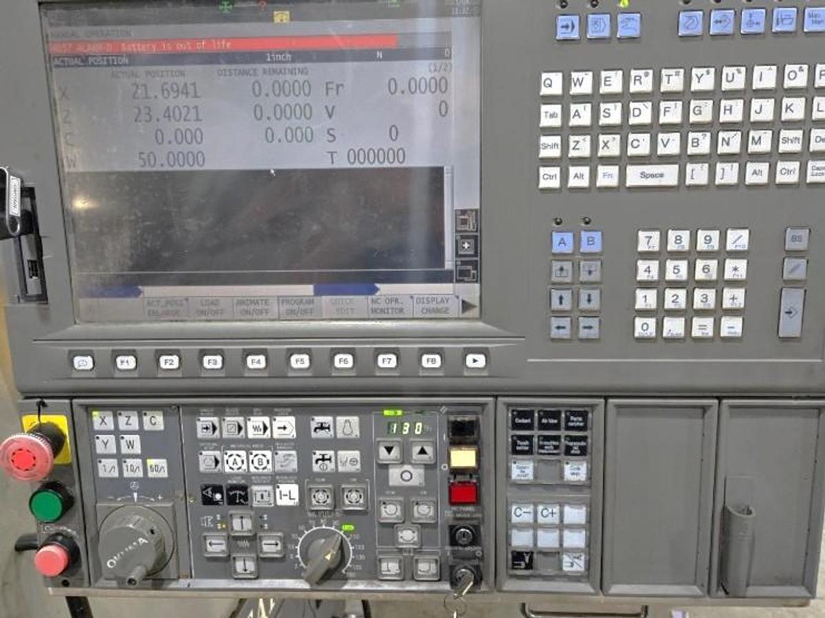 Used 2007 Okuma Captain L470M/1250 Big Bore OSP P-200L with Milling Capability and 3.5" Bar Capacity, Chip Conveyor, Tool Eye