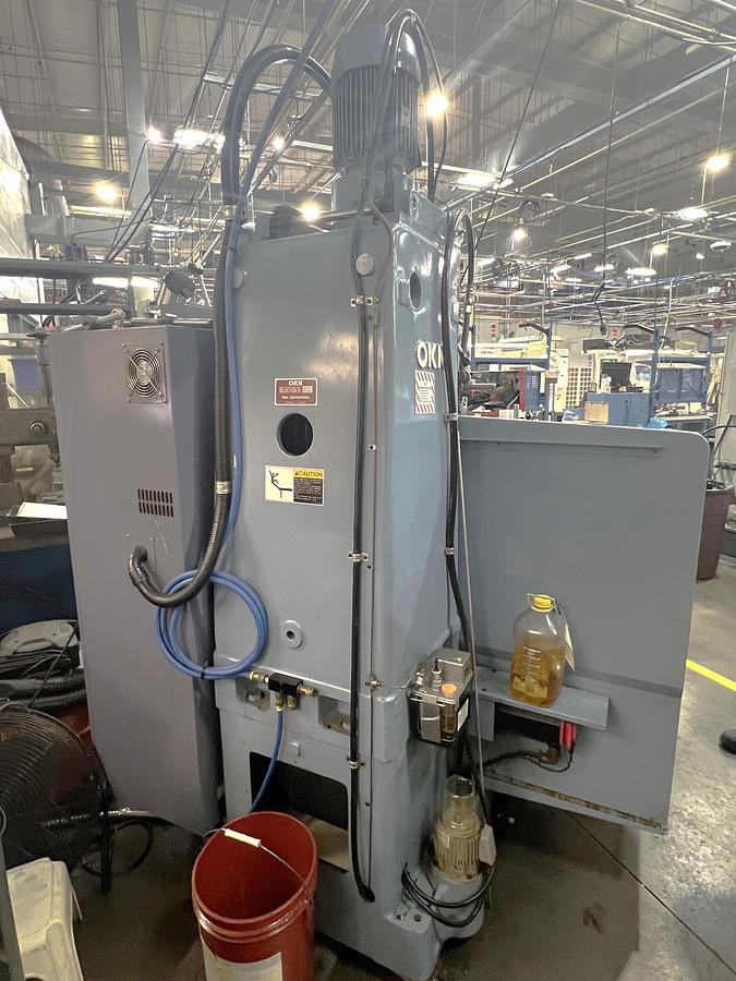 Used 2006 OKK MH-2NCP Heavy Duty CNC Horizontal Mill with Fanuc 20i-FB Control, Outboard Support, Arbor Tool, Remote Jog Handle