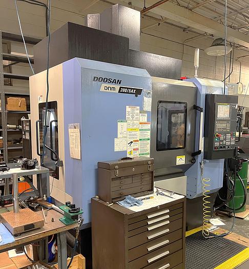 Used 2015 Doosan DNM-200/5AX 5 Axis Trunnion Type VMC